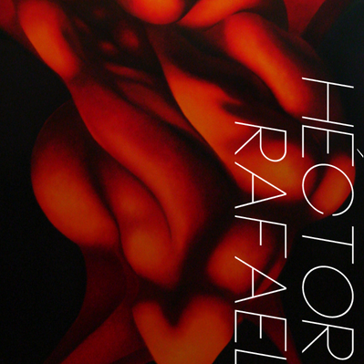Image of the Artist Statement page. Text over black and red background.