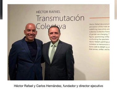 Article about Hector Rafael's solo exhibition 