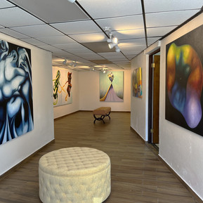 Art gallery interior