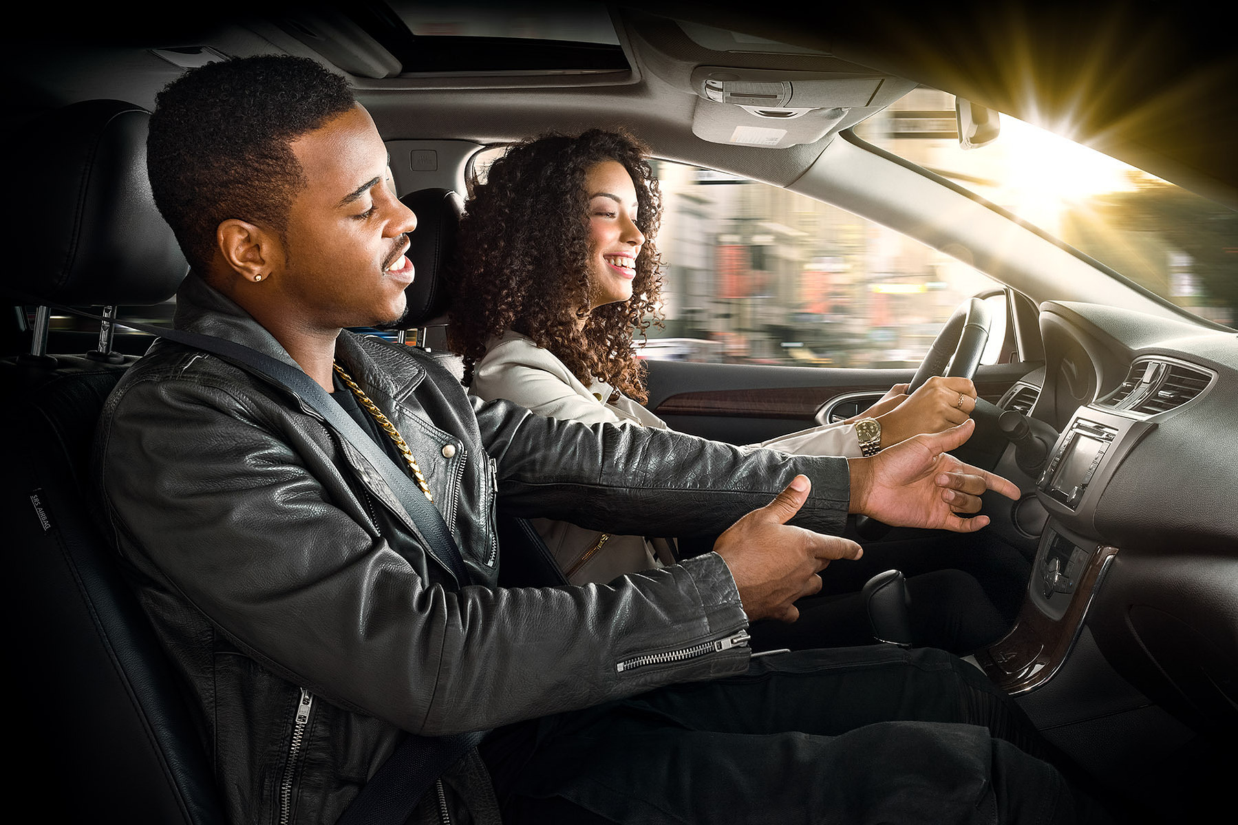 RnB Artist Jeremih photographed for Nissan USA.