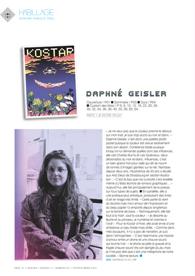 Kostar illustration Daphne Geisler