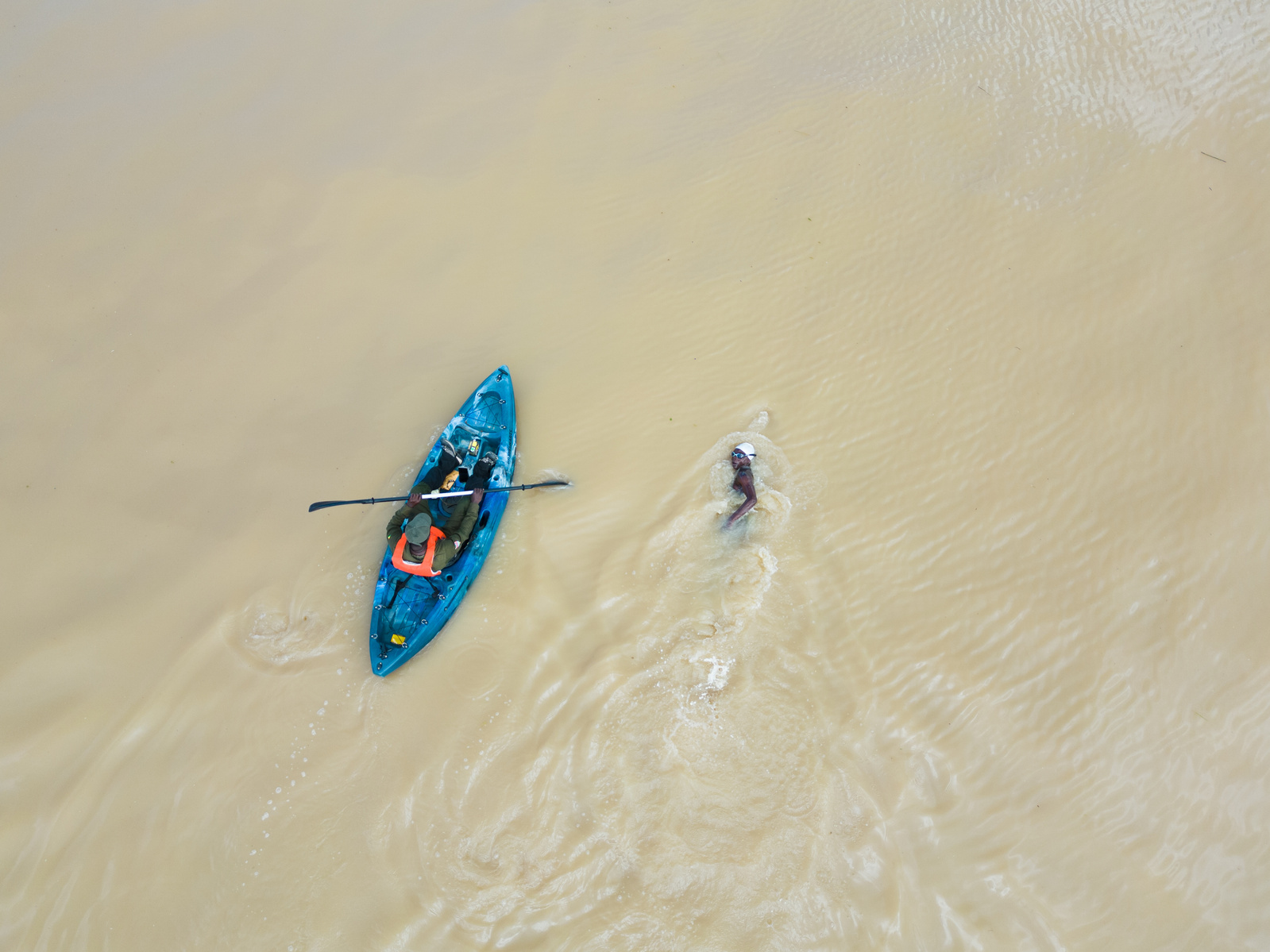 Agbetsi Living Water Swim Swimming the Volta - Enoch Nsoh