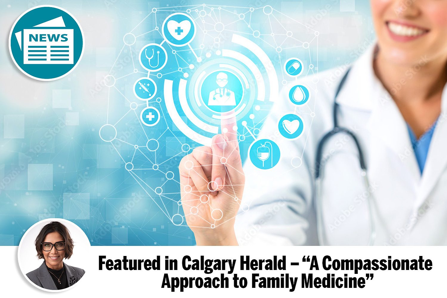 Dr. Helen Dion, featured in the Calgary Herald, offers family medicine at Country Hills and Mount Royal Medicentres in northwest Calgary.