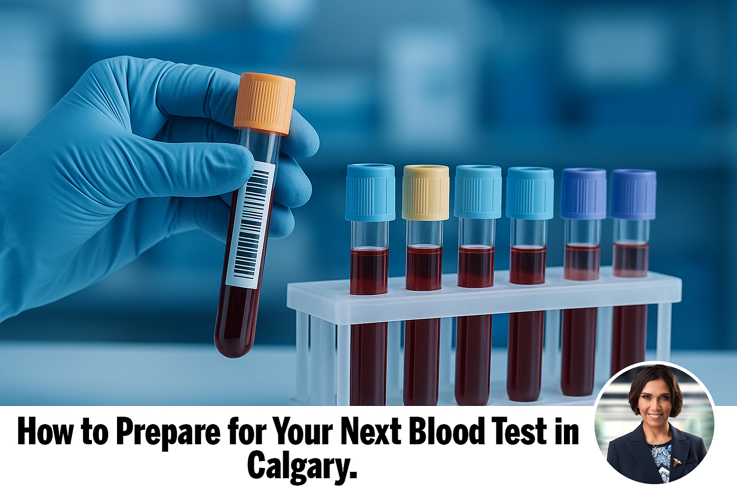 Dr. Helen Dion guides patients in northwest Calgary and Panorama Hills on how to prepare for blood tests at her clinics.