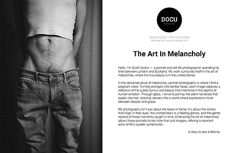 DOCU MAGAZINE - 2025 - Magazine Publication/Interview [Scott Uzoho X Jordan James X Scott Renwick X Tom May]