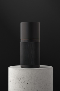 Life Long Deo X Scott Uzoho -- product still-life photography of sustainable deodorant on a concrete plinth 