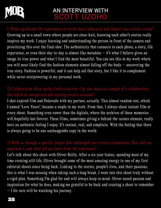 MOB JOURNAL - 2025 - Magazine
Publication Interview [Scott Uzoho X Oliver Dillon
Reilly X Colours Agency]