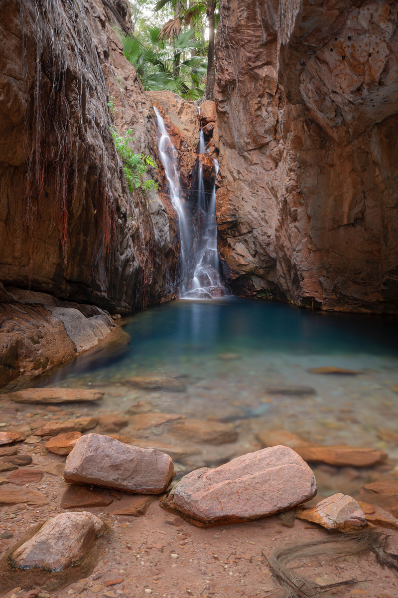 Macmicking Pool is the reward of a strenuous hike through El Questro Gorge.