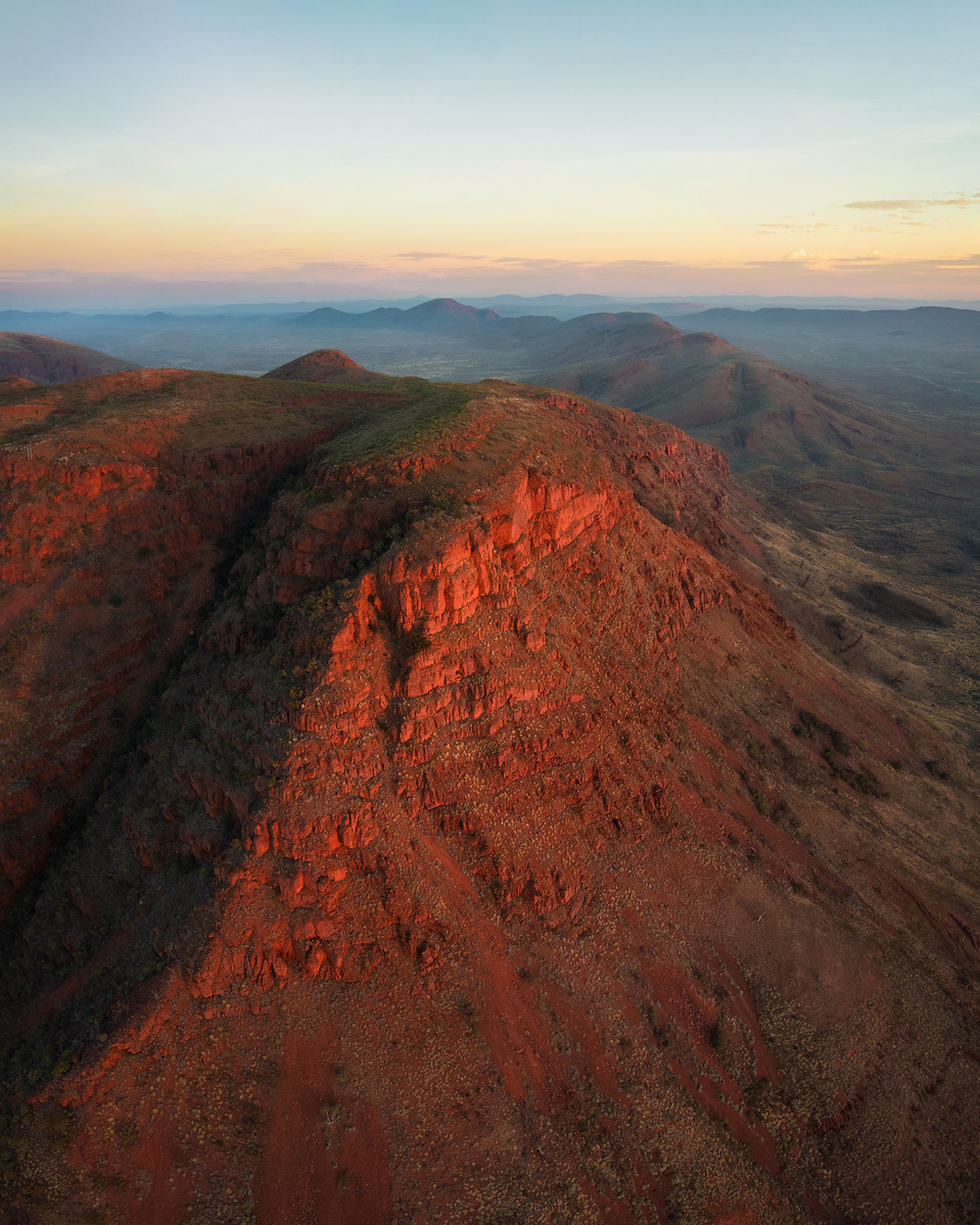 Mount Nameless is part of the Hammersley Range.
