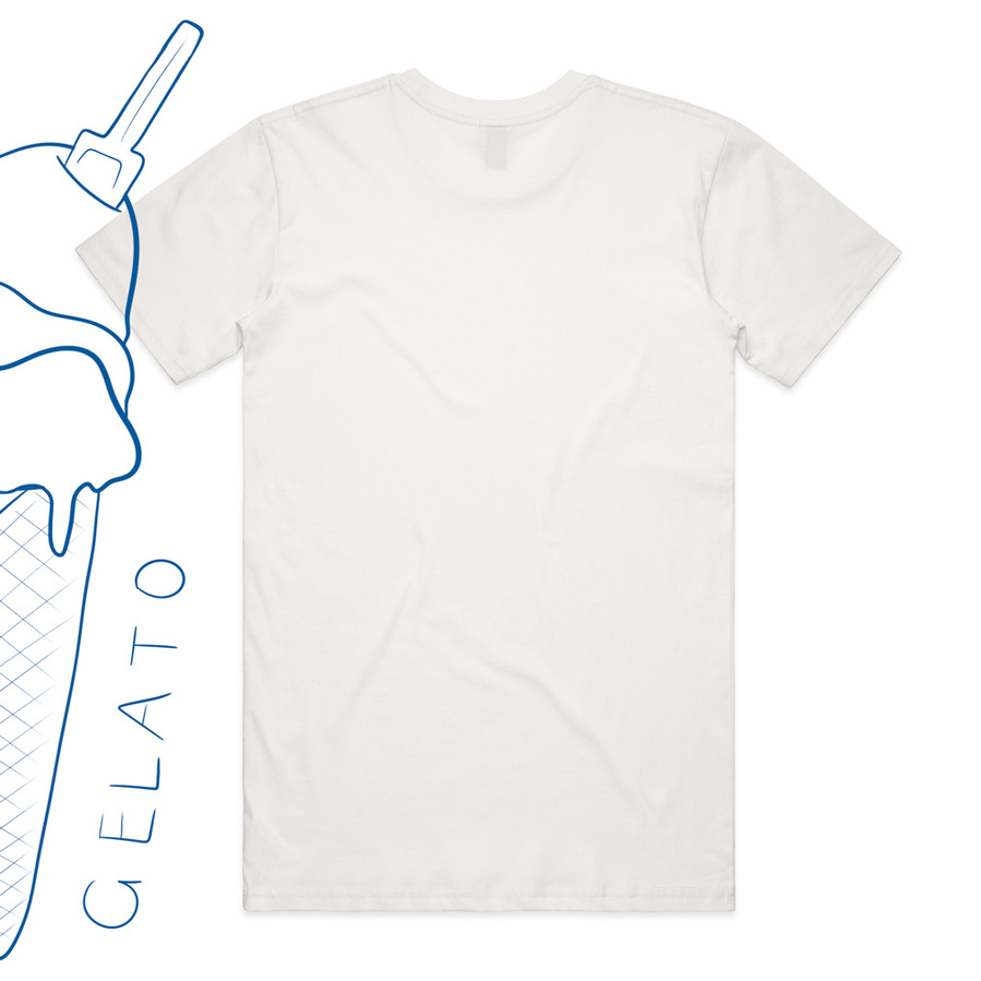 'Gelato' Adults Tee Back, Blu Blue, Bambini collection, Marissa Lico.