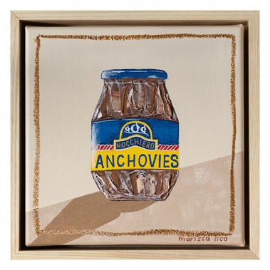 'Anchovies' original artwork for your home, by Australian artist Marissa Lico. From the Lo Shop series of works.