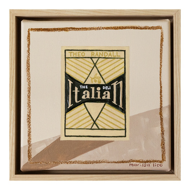 'Italian' original artwork for your home, by Australian artist Marissa Lico. From the Lo Shop series of works.