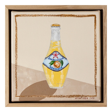 'Aranciata' original artwork for your home, by Australian artist Marissa Lico. From the Lo Shop series of works.