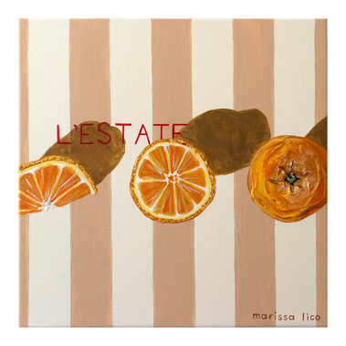 'Un' Arancia' from the Mercato series of works by Australian Artist Marissa Lico.