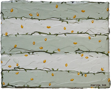 'Tanto Limone' original painting in the Bambini Collection by Australian Artist Marissa Lico.