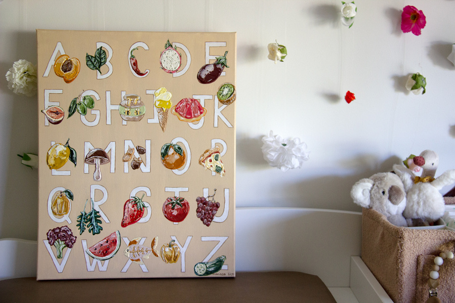 'Alfabetica' in situ, original artwork by Australian artist Marissa Lico.