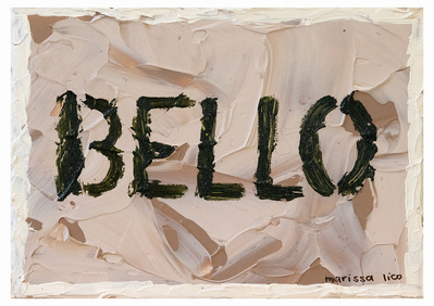 'Bello'. High quality reproduction print of original painting in Bambini by Australian Artist Marissa Lico