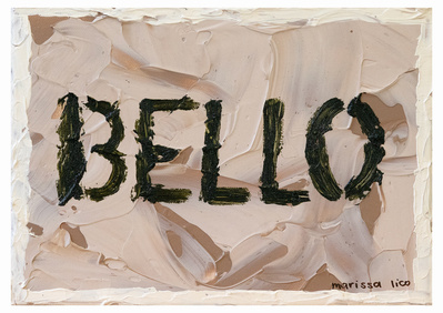 'Bello'. High quality reproduction print of original painting in Bambini by Australian Artist Marissa Lico