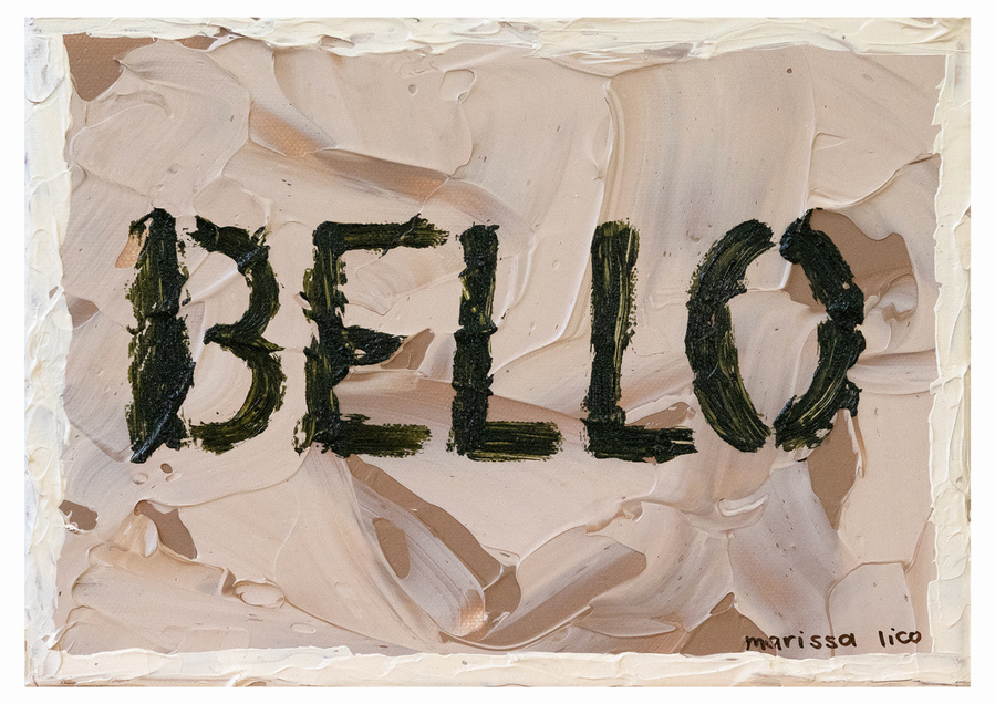 'Bello' Australian artist Marissa Lico, Italian print, Bambini paintings.