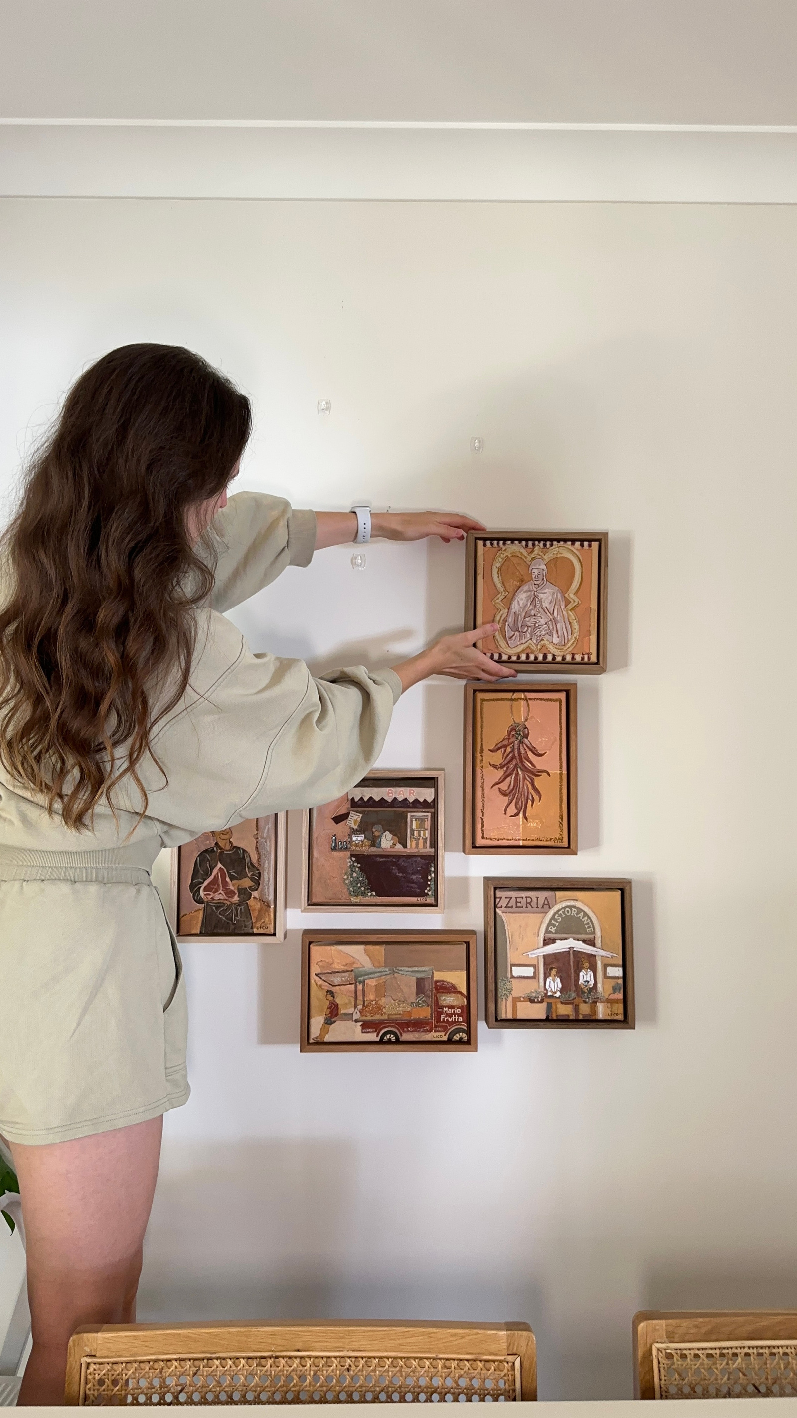 Artist Marissa Lico new Italian painting collection Momenti