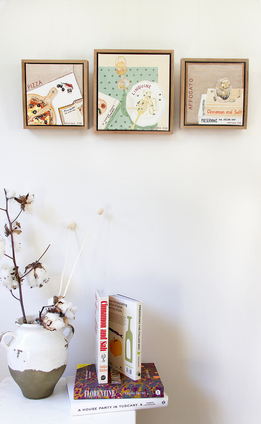 Domenica framed Italian artwork by Marissa Lico