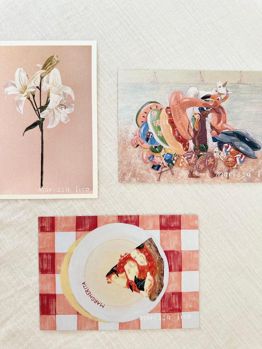 Cards, art prints and greeting cards by Australian Artist Marissa Lico.