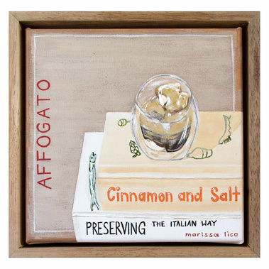 'Sabato' (Sunday - Affogato) from Comfort Food Exhibition at The Toowoomba Gallery by Australian Artist Marissa Lico.