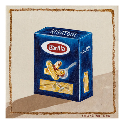 'Barilla' from the 'Lo Shop' series of works. High quality reproduction prints of original paintings by Australian Artist Marissa Lico