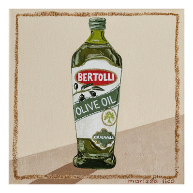 'Bertolli' from the 'Lo Shop' series of works. High quality reproduction prints of original paintings by Australian Artist Marissa Lico