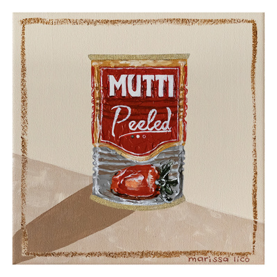'Mutti' from the 'Lo Shop' series of works. High quality reproduction prints of original paintings by Australian Artist Marissa Lico