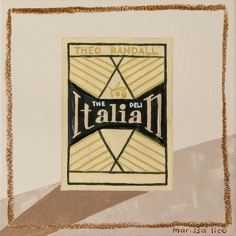 'Italian' print of original painting by Australian artist Marissa Lico.