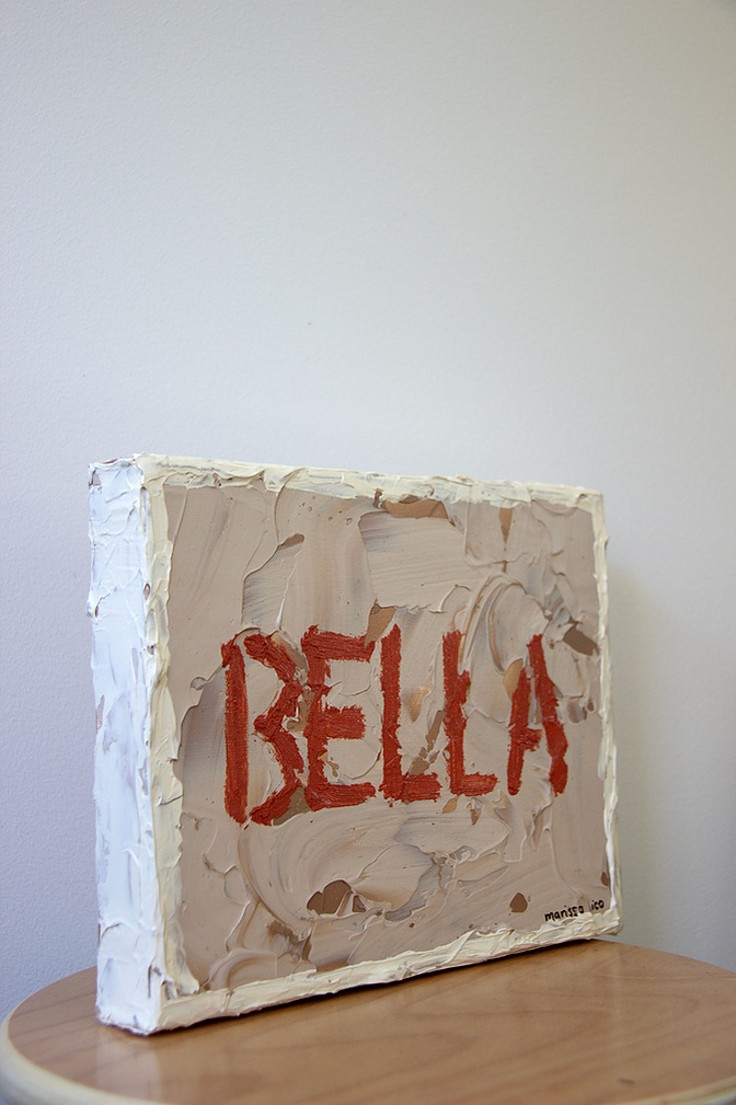 'Bella', original Italian painting, Bambini collection, Australian artist Marissa Lico.