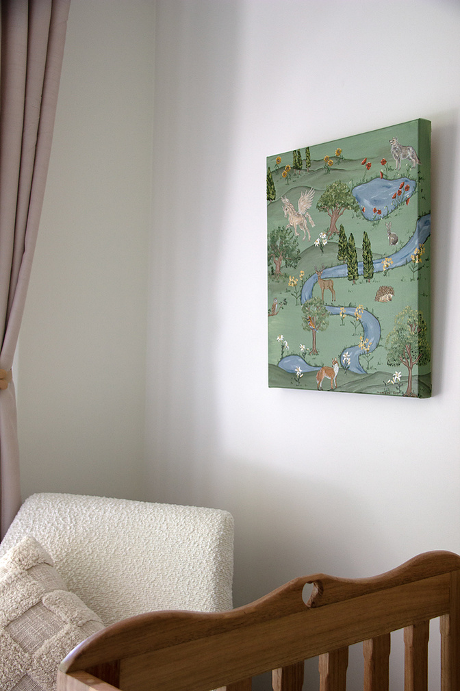 'Tuscan Dream' original painting in situ, Bambini collection by Australian Artist Marissa Lico.