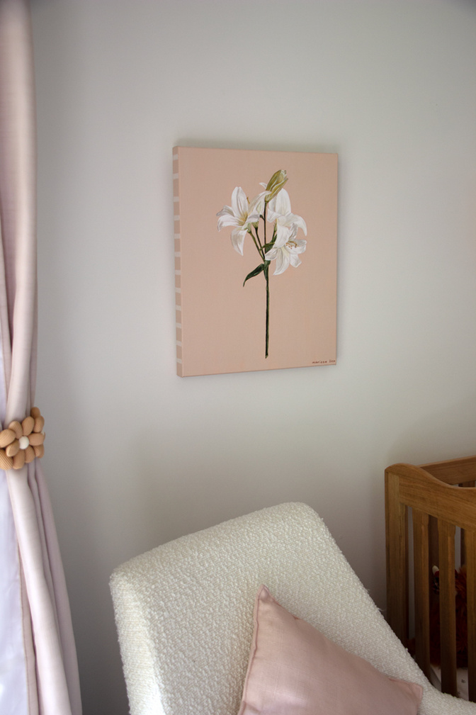'Fiori' original painting in situ, Bambini collection, Australian Bathurst based artist Marissa Lico.