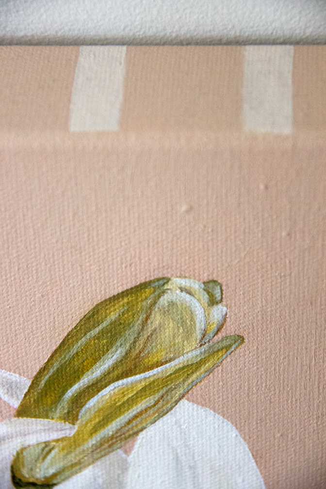 'Fiori' original Italian painting, Bambini collection, Australian Bathurst based artist Marissa Lico.