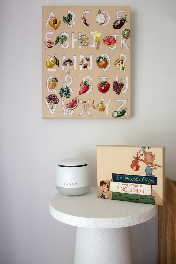 'Alfabetica' in situ, original Italian artwork by Australian artist Marissa Lico.
