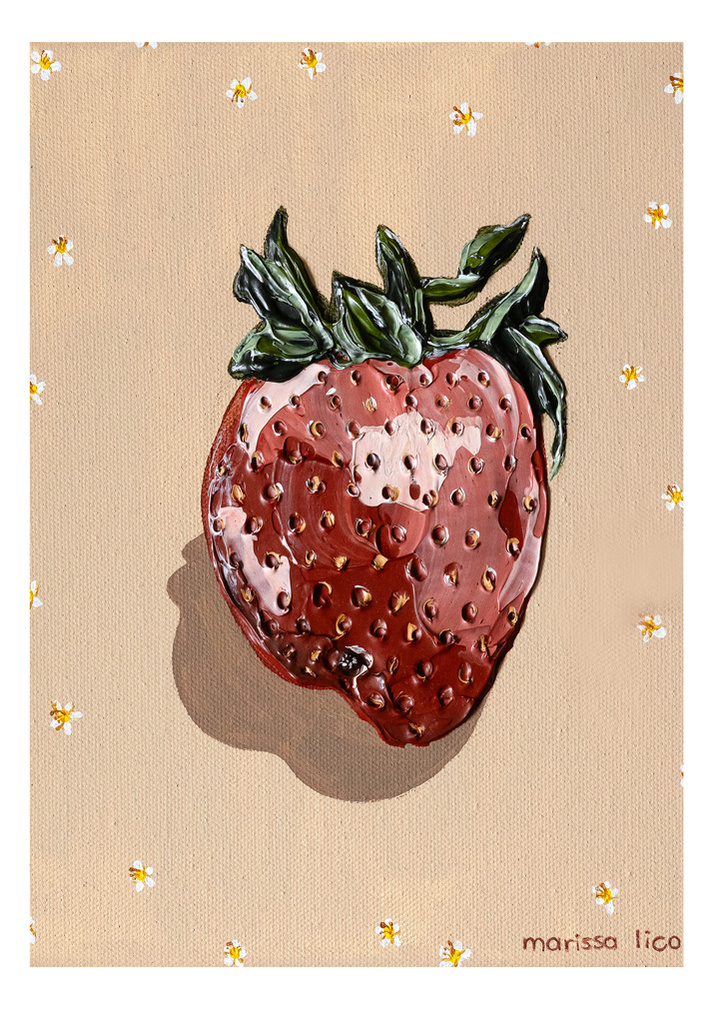 'Fragola' Italian print, Marissa Lico, Bambini collection.