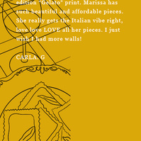 Customer testimonial of Marissa lico Italian paintings
