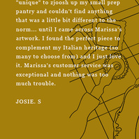 Customer feedback of Marissa lico Italian artworks