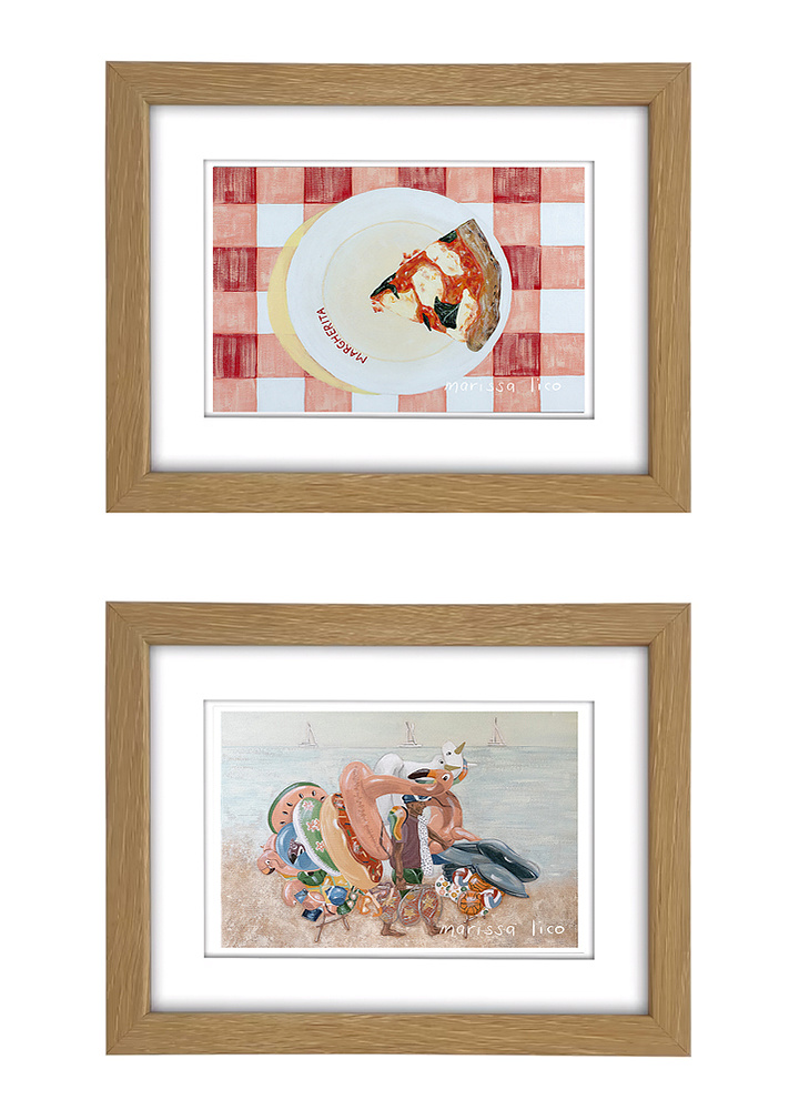 Framed Cards, art prints and greeting cards by Australian Artist Marissa Lico.