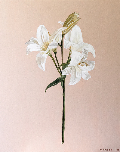 'Fiori', original Italian artwork by Marissa Lico, Bambini Collection.