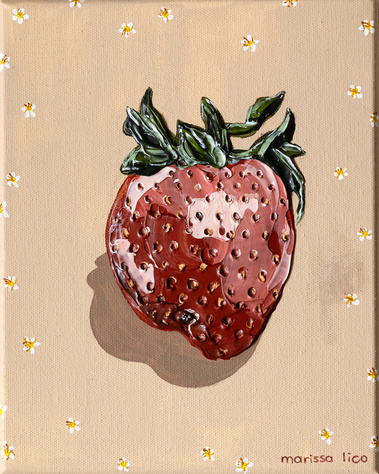 'Fragola' original painting in the Bambini Collection by Australian Artist Marissa Lico.