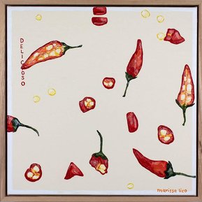 'Chilli' from the Vacanza collection by Australian Artist Marissa Lico.