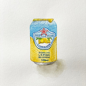 'Sanpellegrino Limonata' from the Limone collection by Australian Artist Marissa Lico.