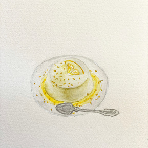 'Pannacotta al Limone' from the Limone collection by Australian Artist Marissa Lico.
