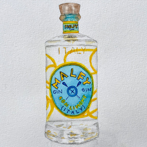 'Malfi con Limone' from the Limone collection by Australian Artist Marissa Lico.