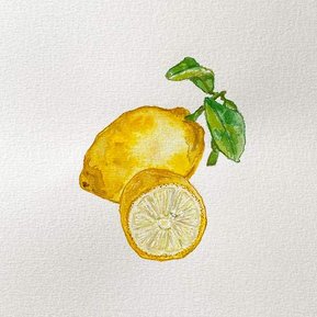'Limone III' from the Limone collection by Australian Artist Marissa Lico.