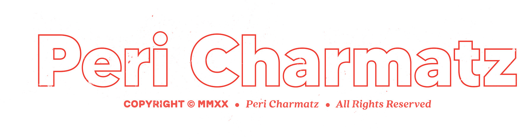 Peri Charmatz's Portfolio