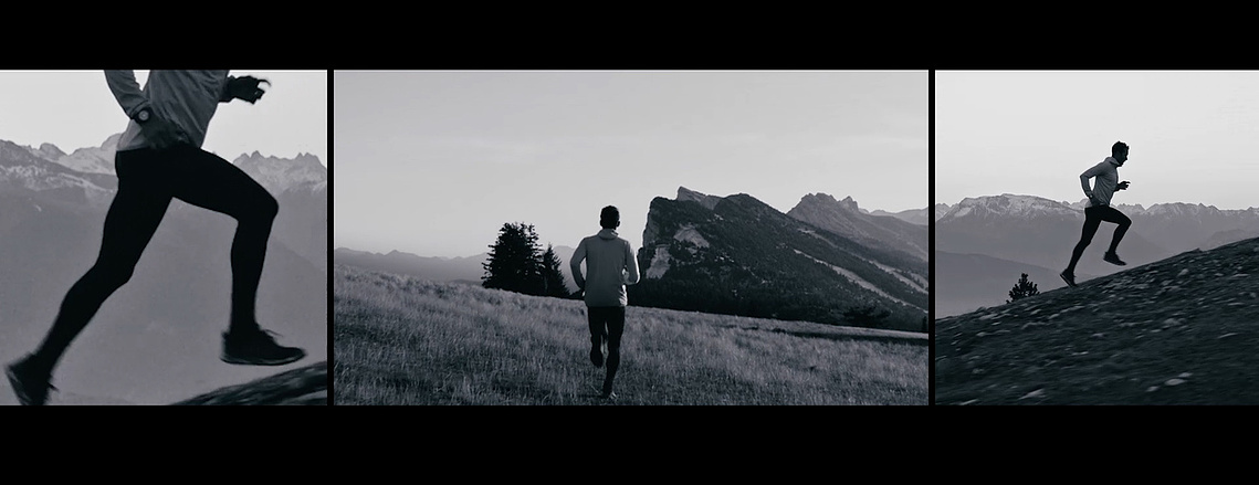 expérience immersive installation projection sound asmr storytelling
Martin Fourcade olympic legend légende olympique jeux olympiques alpes alps montagne france moutain run athlète black and white rock sky rocher ciel noir et blanc somfy