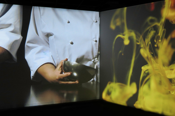 expérience immersive installation projection sound asmr storytelling musée cité du chocolat chocolate gastronomie cuisine pâtisserie pastry chef ressource nature jungle madagascar océan indien valrhona france savoir faire